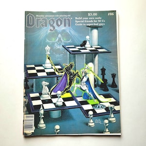 Dragon Magazine #86 | Fantasy RPG | Dungeons Dragons | AD&D | TSR | 1984