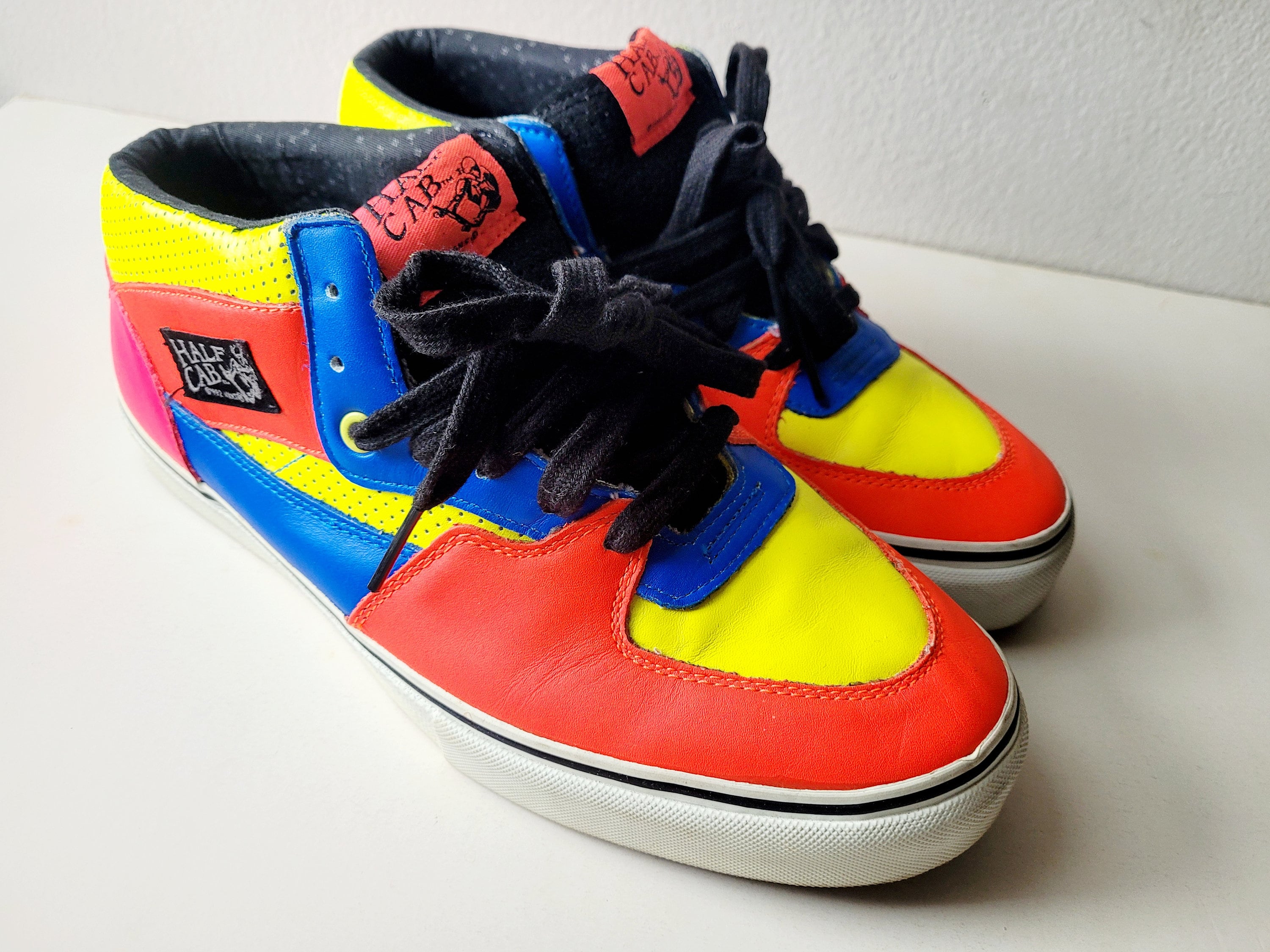 Vans Half Cab LX Multi Neon | Skateboard Sneaker | Size 11 - Etsy