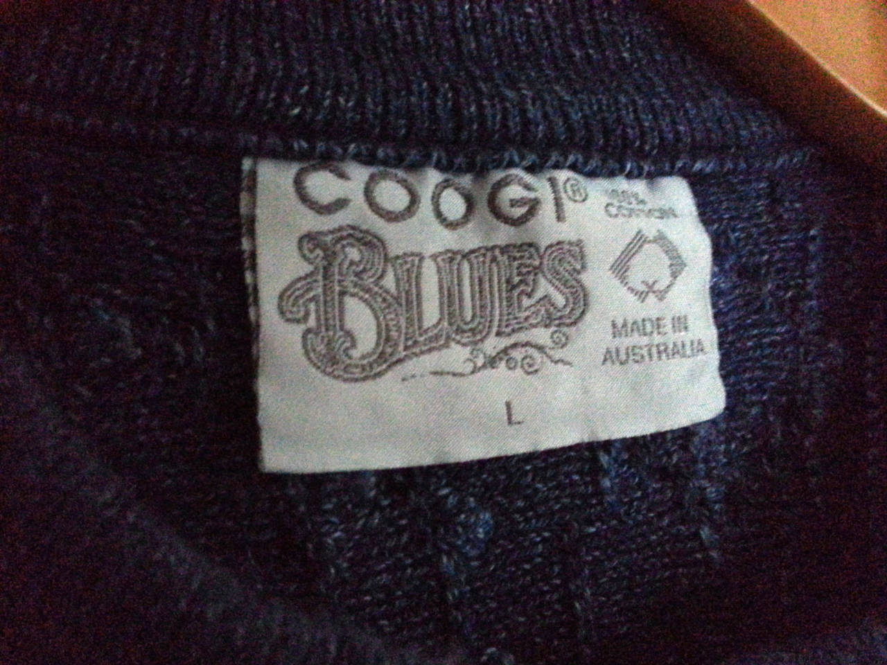 Vintage 90s Coogi Blues Sweater - Tagged Large - Etsy