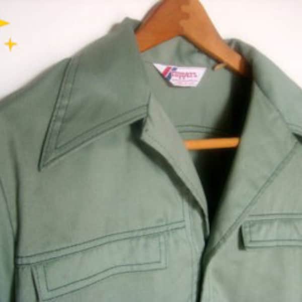 70s Shirt Jacket - Etsy