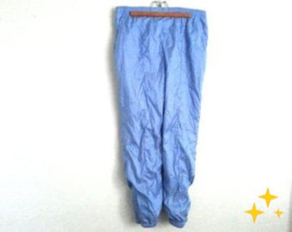 Vintage Adidas Track Pants Light Blue Women's Large 