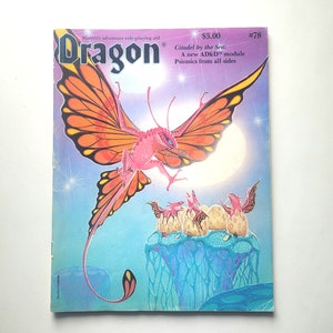 Dragon Magazine #78 | Fantasy RPG |  D&D | TSR | 1983