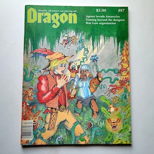 Dragon Magazine #87 | Fantasy RPG | Dungeons Dragons | AD&D | TSR | 1984