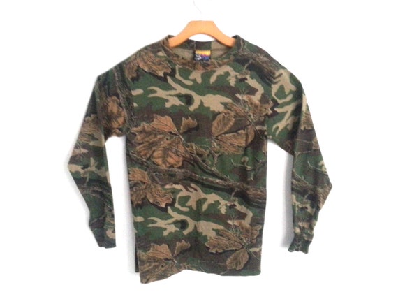 Men's Vintage Camo Tree Long Sleeve 