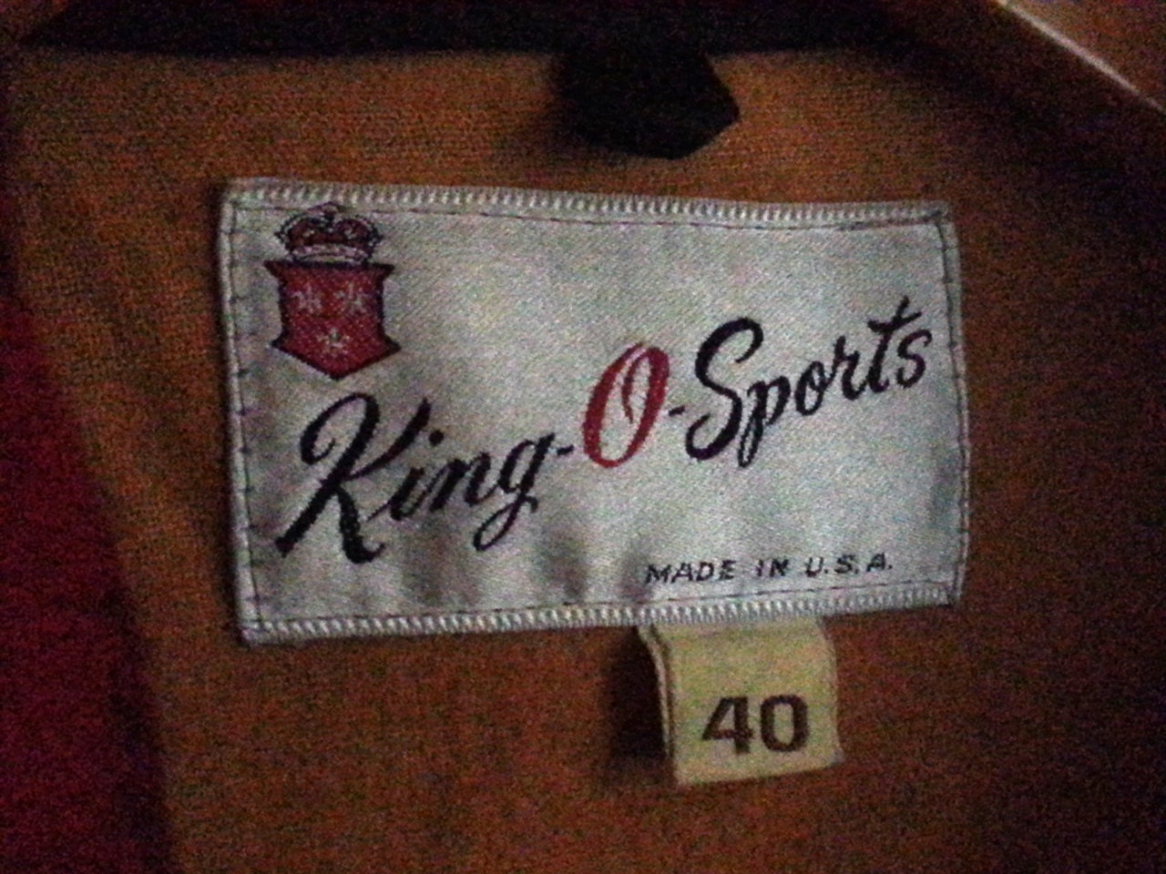 Vintage 50s 60s Plaid Jacket King-o-sports Men