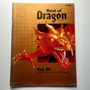 Best of Dragon Magazine Vol. III |  AD&D | TSR | 1983