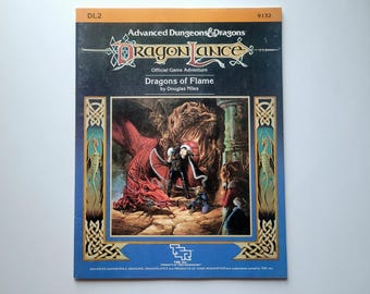 DL2 Dragons of Flame, A Dragonlance Adventure Module for Advanced