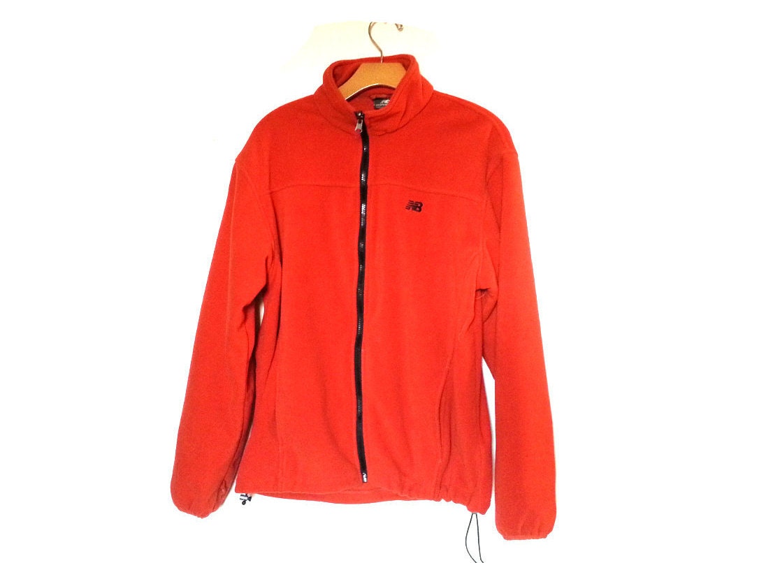 Orange Fleece Jacket - Etsy