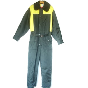Vintage Snowmobile Suit | Color Block | JCPenney Snowsuit | Men&#39;s tagged Medium Tall