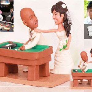 Spersonalizowane tort weselny cylinder - bilard zawodnik cylinder (wysyłka gratis)