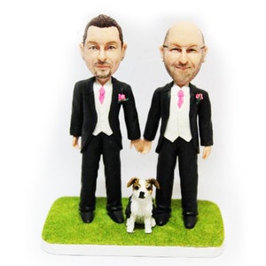 Personalised wedding cake topper - Same sex wedding (Free shipping)