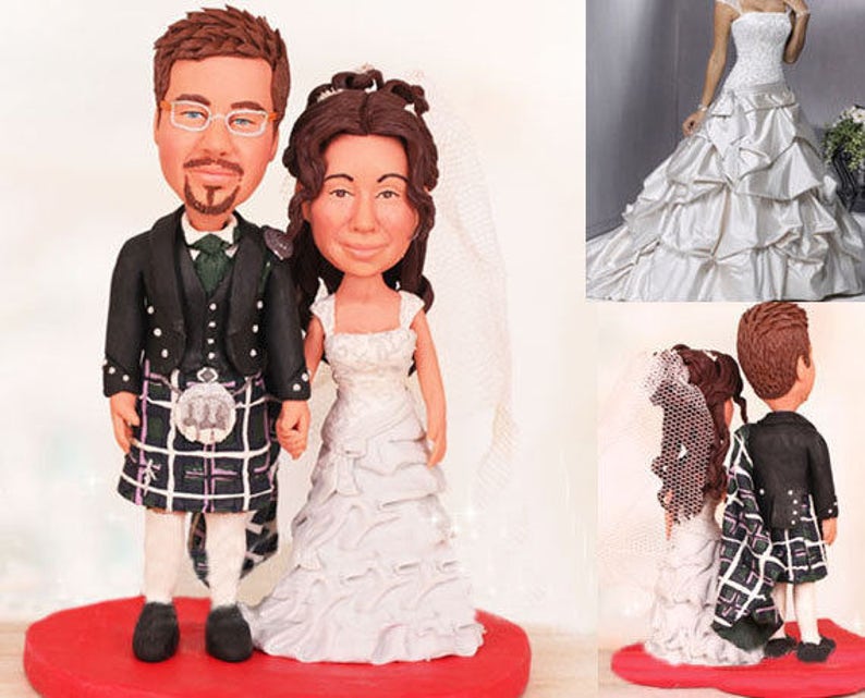 Personalised Scottish Cake Toppers Free shipping Etsy