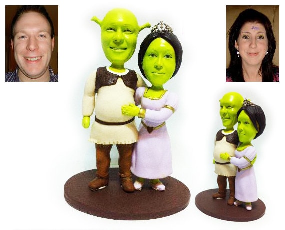 Topper De La Torta Personalizada Estilo De Shrek Envio Etsy