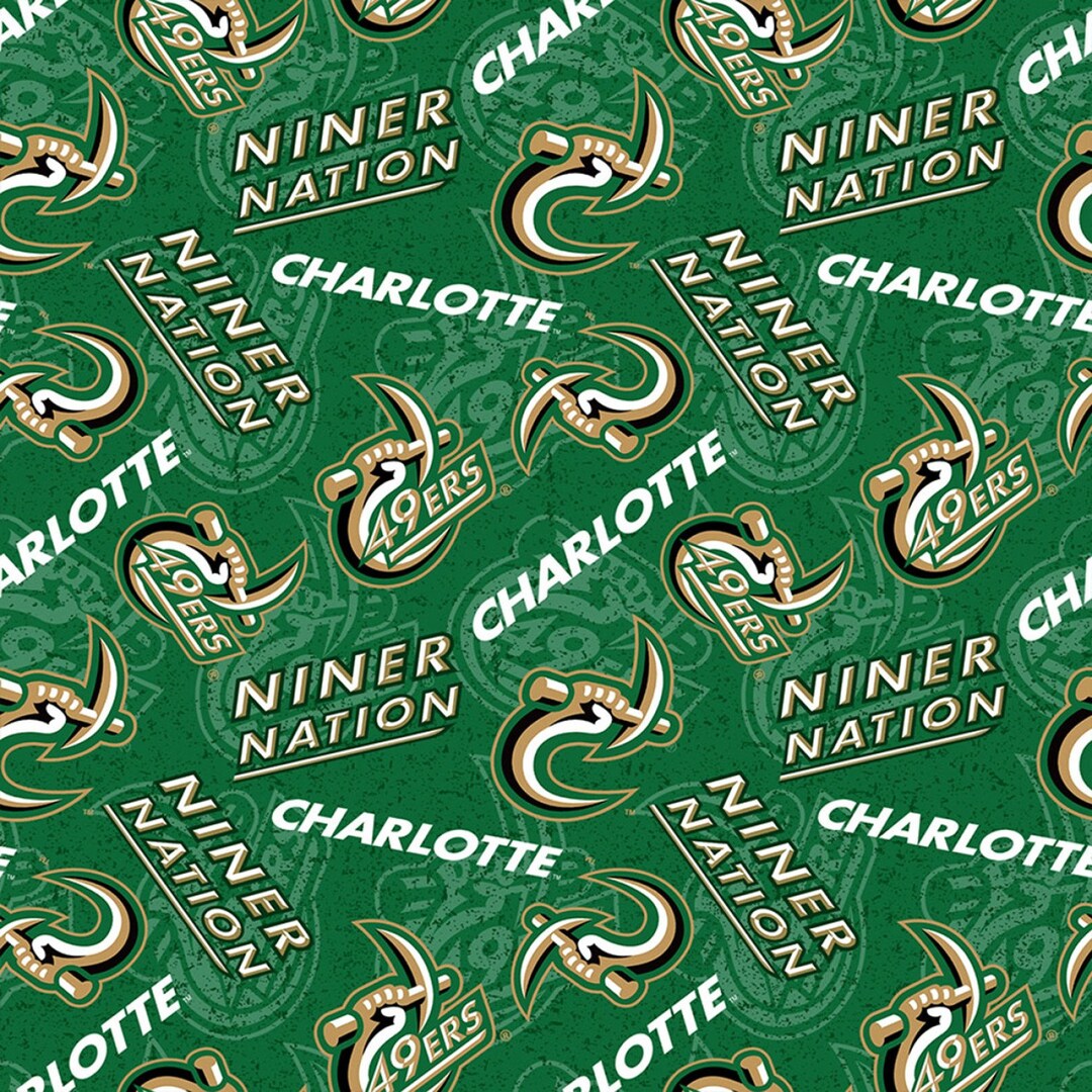 NCAA University of North Carolina at Charlotte 49ers College Logo 100% ...