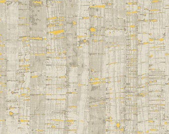 Uncorked 100% Cotton Fabric with Metallic Gold Accents #50107M Fabric that looks like Cork by Windham! 2 Colors