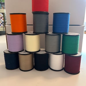 Excell 200 yd 100% Polyester 40wt Sew All Purpose Thread Spools - 13 Colors