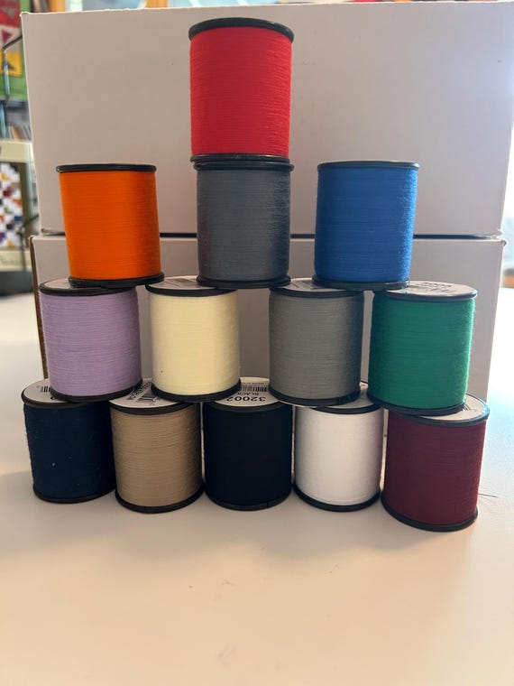 Excell 200 yd 100% Polyester 40wt Sew All Purpose Thread Spools - 13 Colors