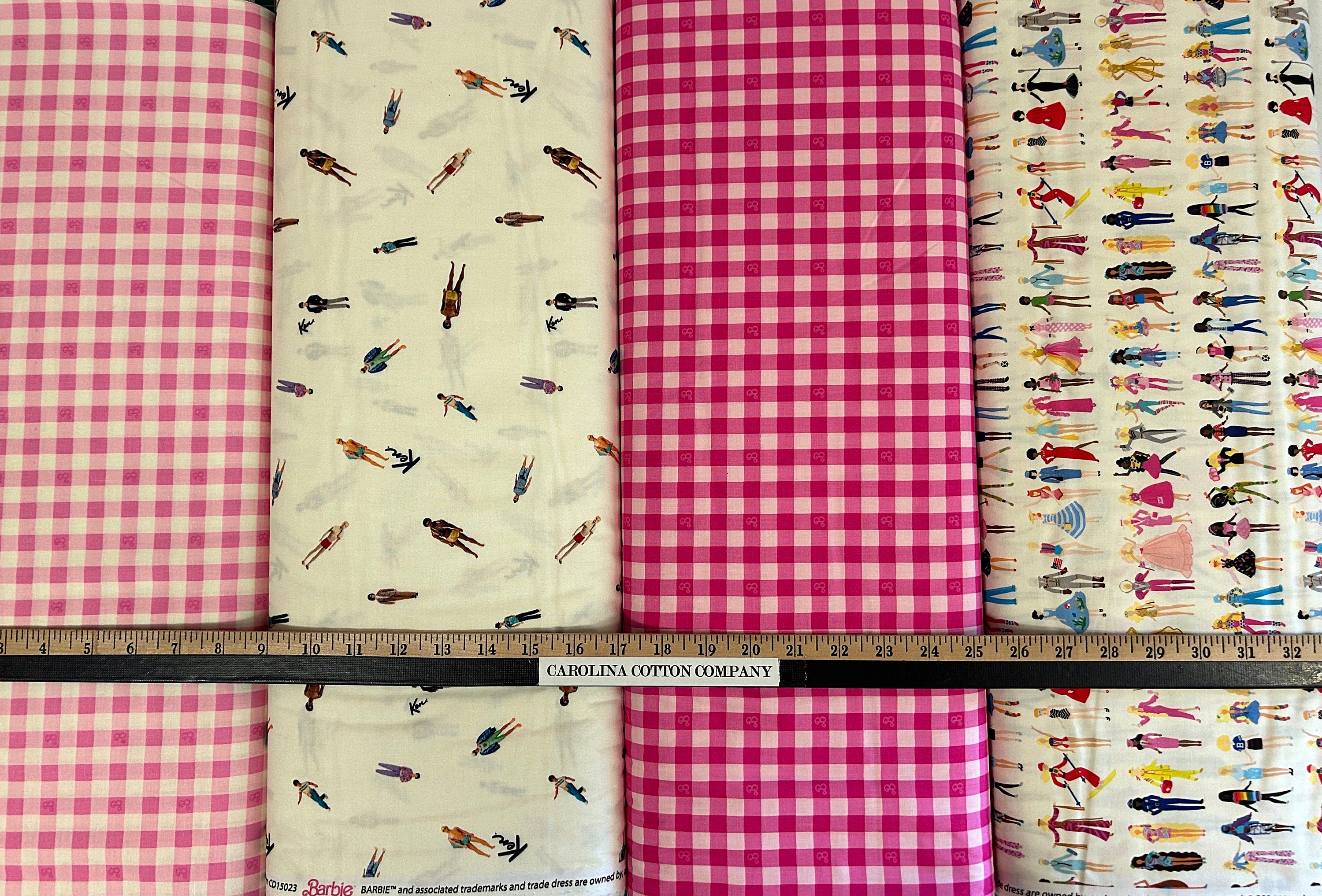 Barbie Girls & Ken Dolls 100% Cotton Fabrics by Riley Blake! 4 Styles