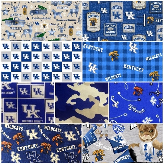 Sykel Enterprises NCAA Kentucky Collegiate Mascot Multi Fabric by the Yard 