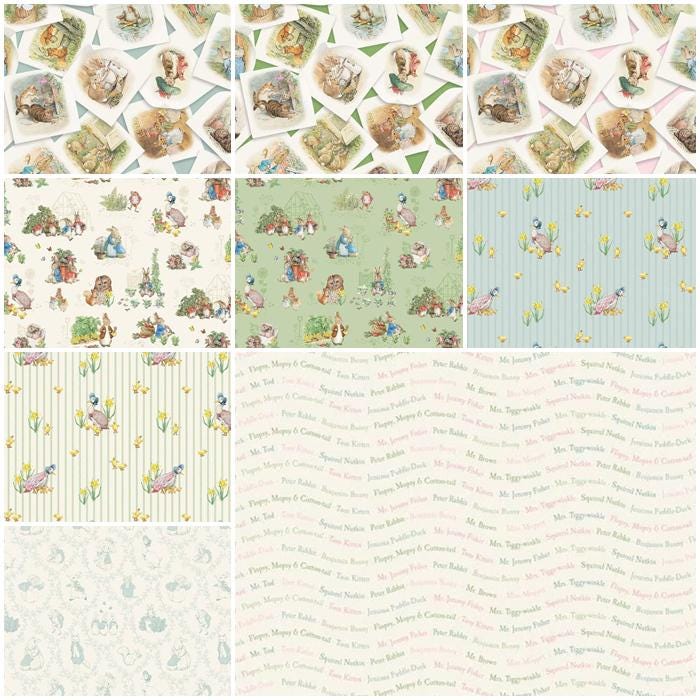 Flopsy Mopsy and Cottontail Prints - Etsy