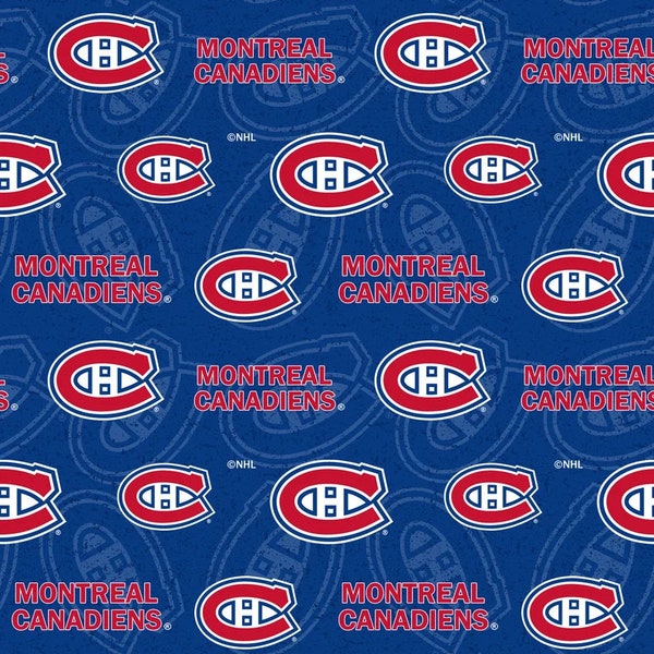 Montreal Canadiens Fabric Etsy Canada