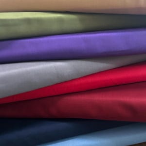 ORGANIC SOLIDS Shades of Solid Green, Blue, Red, Grey, #9023 100% Organic Cotton Fabric by QT Fabrics! 8 Colors