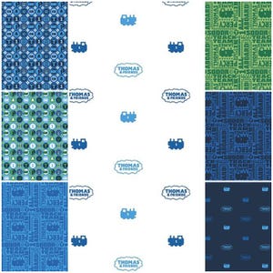 Thomas the Train and Friends Locomotives 100% Cotton Fabrics by Riley Blake! 11 Styles