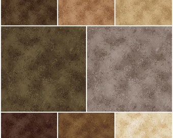Bruine tinten #27935 Rapture Blenders 100% katoen van QT Fabrics! 8 kleuren