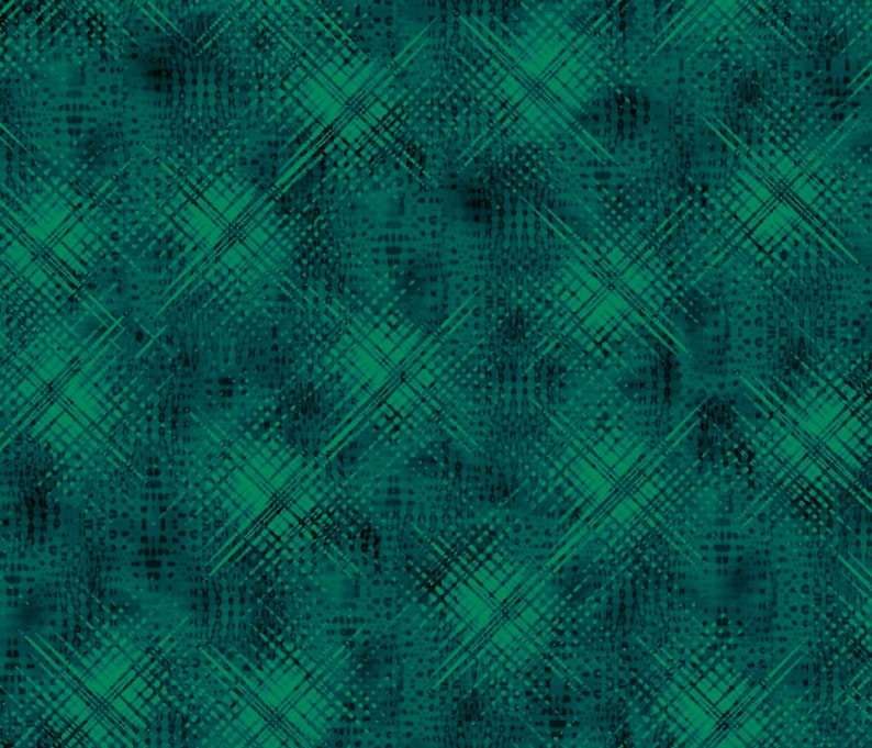 Vertex Shades of Green 29513 100% Cotton Fabrics by Quilting Treasures FQ - JUNIPER