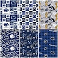 NCAA Penn State Nittany Lions College Logo Navy & White 100% Cotton Fabric by Sykel! 7 Styles