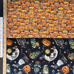 Steampunk Halloween, Bats, Gears 100% Cotton Fabric by Quilting Treasures! 2 Styles