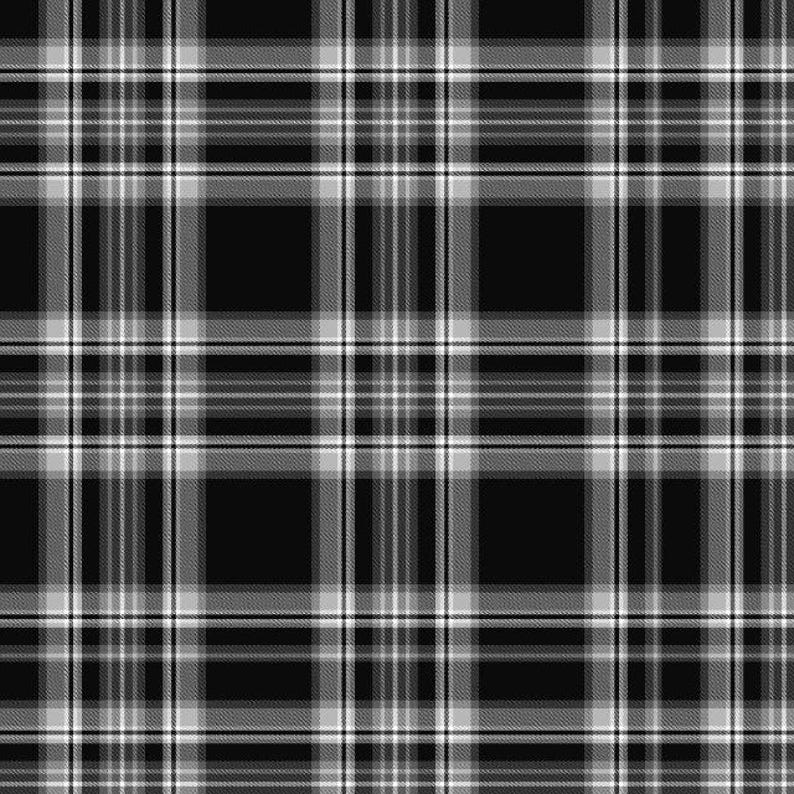 NFL Logo Pittsburgh Steelers Black & Yellow 100% Cotton Fabric by Fabric Traditions! 7 Styles 70625 BLK PLAID/45"