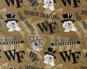 Wake Forest Fabric | Etsy