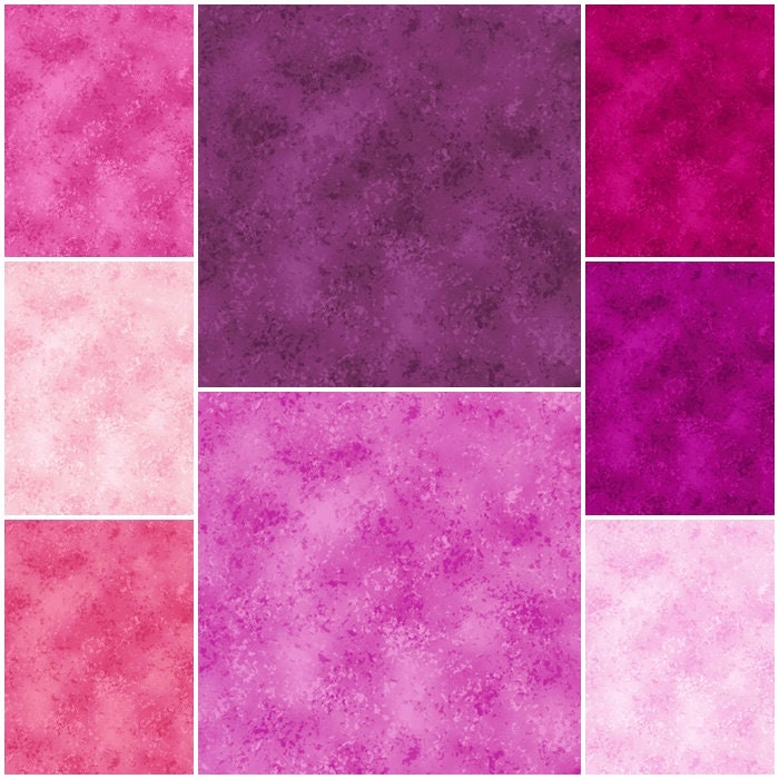Pink Rapture Color Shades of Pink #27935 Rapture Blenders 100% Cotton Fabric by QT Fabrics ...