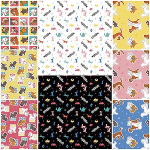 Disney The Aristocats Marie, Duchess, Kittens, Thomas O&#39;Malley 100% Cotton Fabric by Camelot! 8 Styles