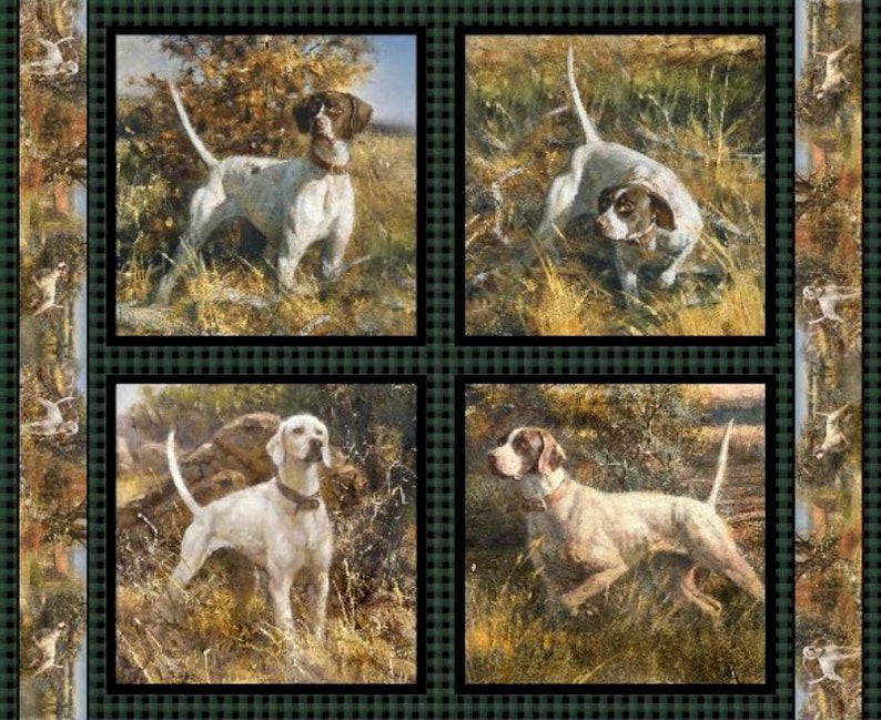 German Short Haired Pointer Hunting Bird Dog Days Cotton Etsy
