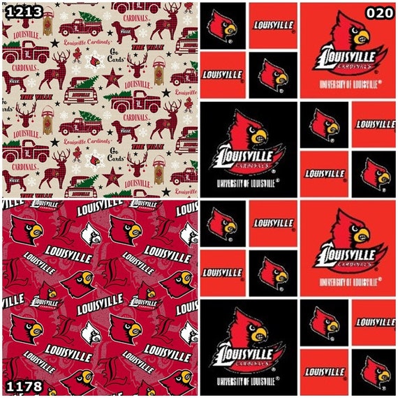 red and black louisville bibs