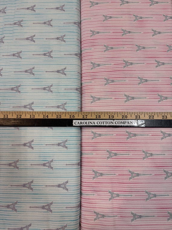 Paris La Ville Eiffel Tower Love Romance Paris France CX9629 100% Cotton Fabrics by Michael Miller! 2 Styles