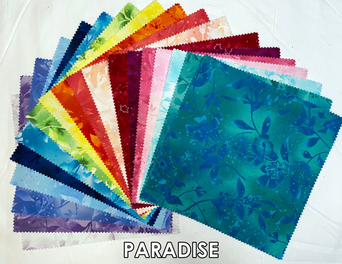 Boundless 42PC 10 Layer Cake Bundles 100 Cotton Fabric Etsy