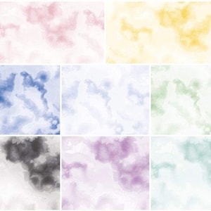 Watercolor Tie Dye, Multi-Colored, Abstract 100% Cotton Fabric by Riley Blake! 10 Styles