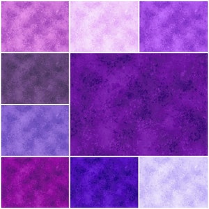 Shades of Purple #27935 Rapture Blenders 100% Cotton Fabric by QT Fabrics! 9 Colors