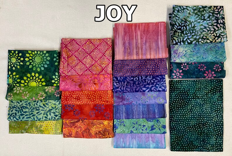 Hibiscus Paradise Boundless 20PC Half Yard Bundle 100/% Cotton Batik Fabric Bundles Sundance Joy
