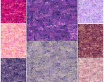 Vibe Blenders #30663 Purples and Pinks 100% Cotton Fabrics by QT! 8 Colors!