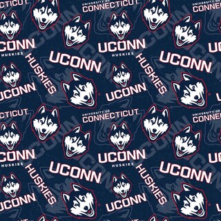 Gagliardetto Ufficiale UConn Huskies 2024 Campioni Nazionali - Feltro Morbido 30x76 Cm, Collezionismo NCAA Basket