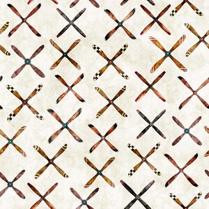 First in Flight Airplanes, Vintage planes, Aviation Gear, compass 100% Cotton Fabric! 5 Styles 30053-ECRU PROPELLER