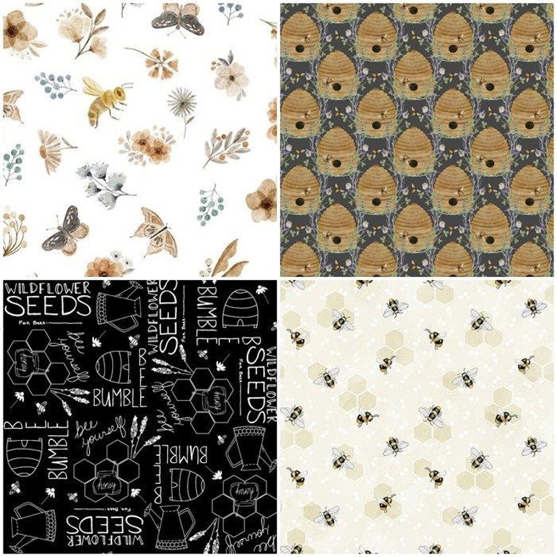 Honey Bee Fabric - Etsy