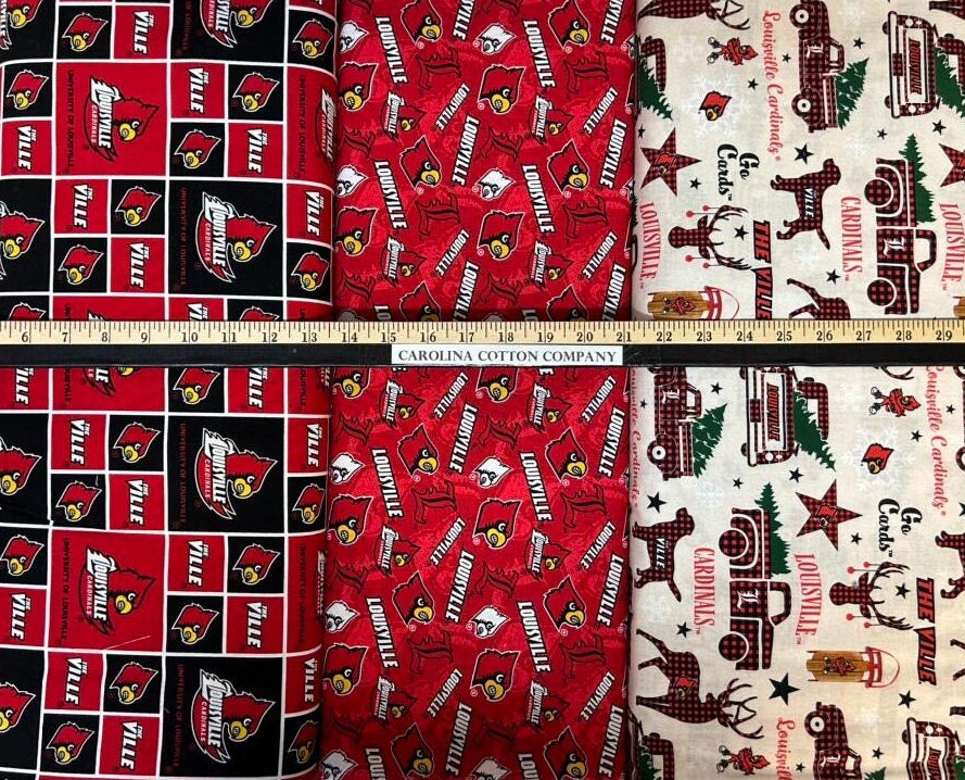 louisville cardinals fabric