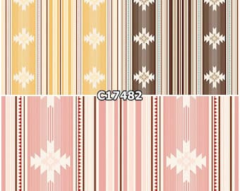 Cowgirl C17482 Blanket Stripe 100% Cotton Fabric by Riley Blake! 3 Colors