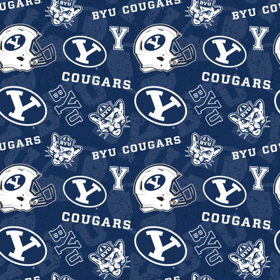 BYU Cougars NCAA Iron-On Embroidered Patch (3.4x3.5 Inches) - Single