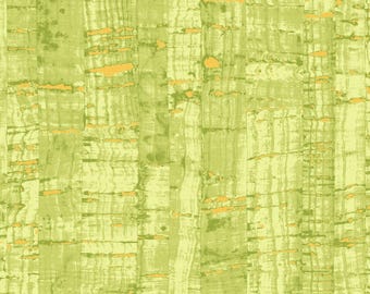 Uncorked 100% Cotton Fabric with Metallic Gold Accents! Fabric that looks like Cork by Windham! 50107M-35 Sage Green